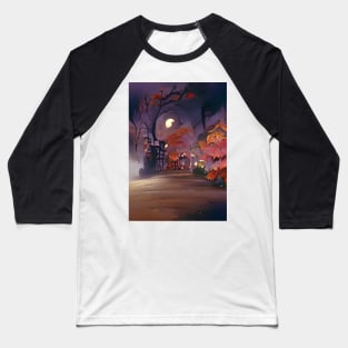 HALLOWEEN IN JAPANESE MOUNTAIN VILLAGE Baseball T-Shirt